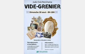 Vide grenier du Judo Club Ronchamp