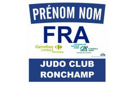 Mon premier dossard (réservé judokas de Ronchamp) 